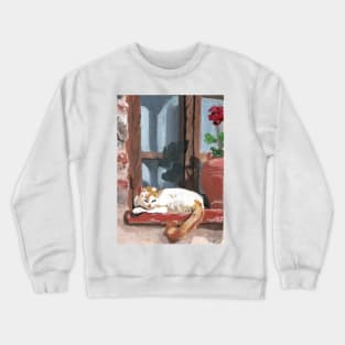 Sleeping cat Crewneck Sweatshirt